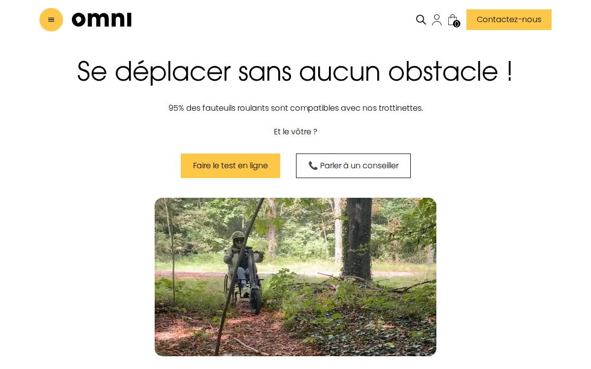 Omni website preview