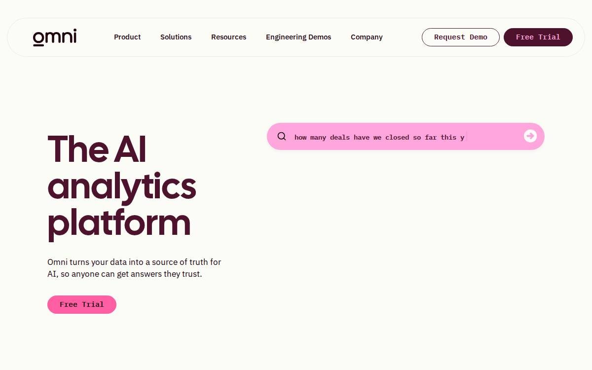 Omni website preview