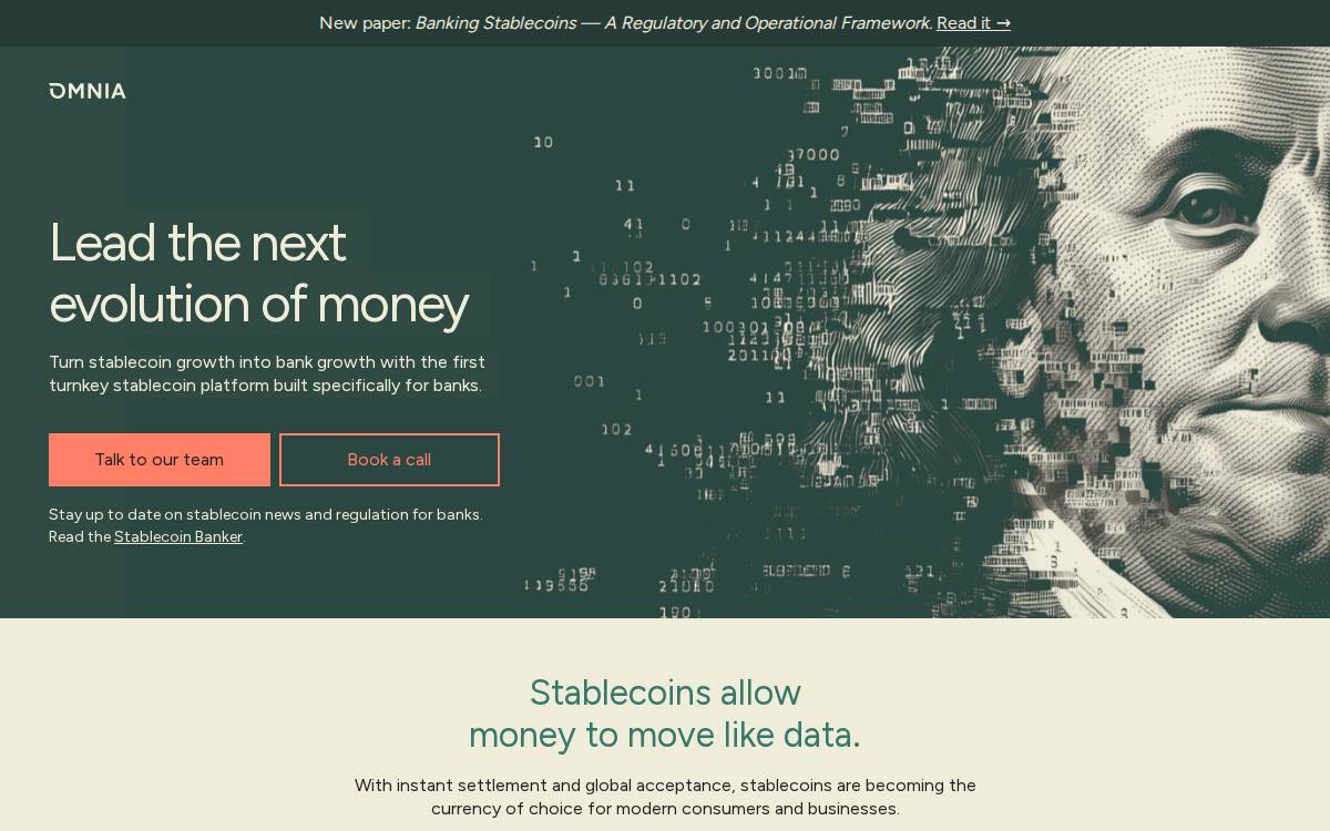Omnia website preview
