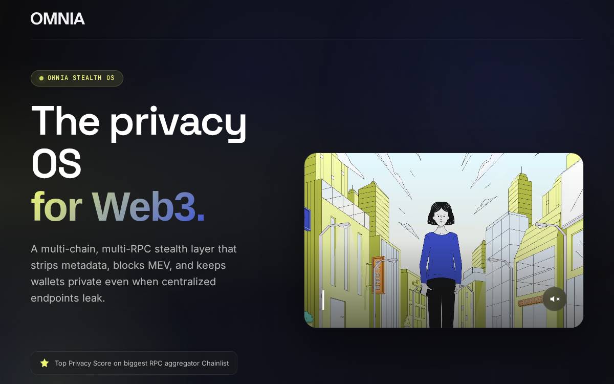 Omniatech website preview
