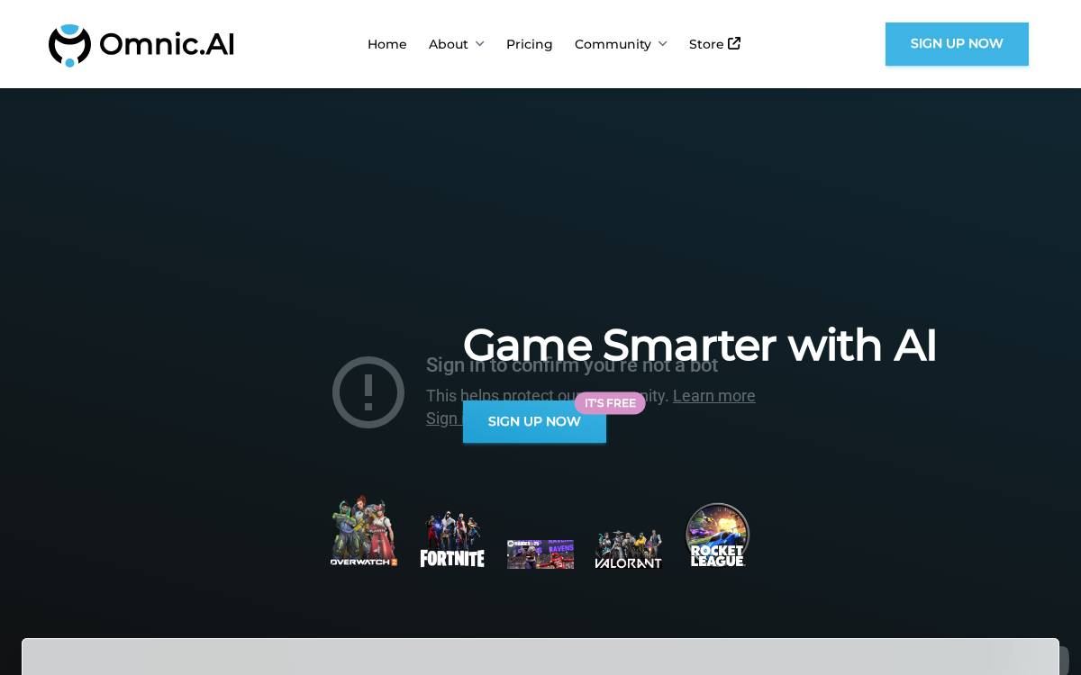 Omnic Data website preview