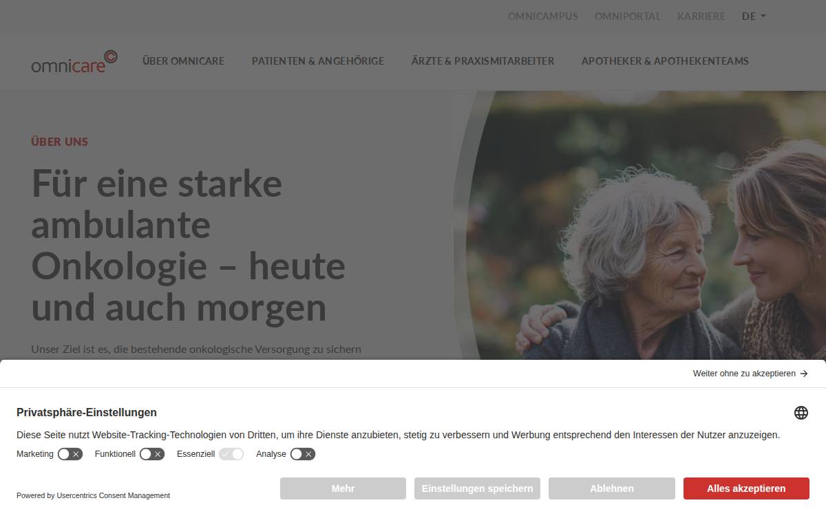 Omnicare website preview