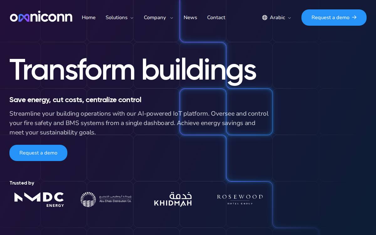 Omniconn website preview