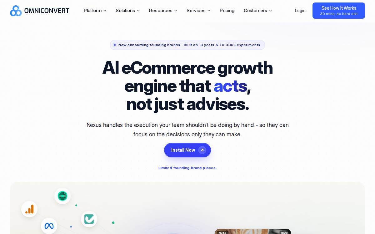 Omniconvert website preview