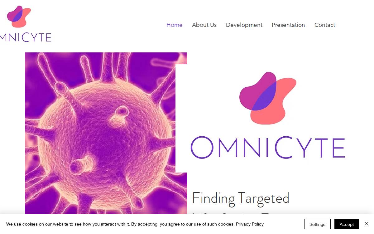 Omnicyte website preview