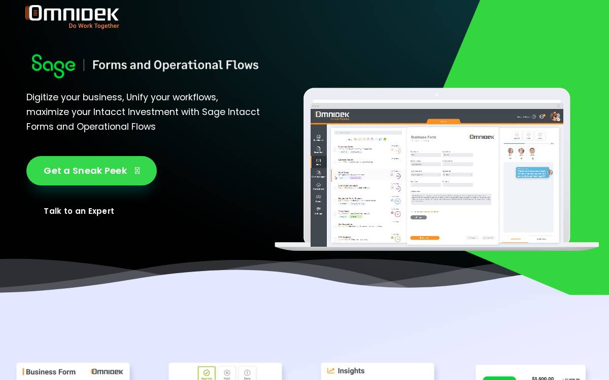 Omnidek website preview