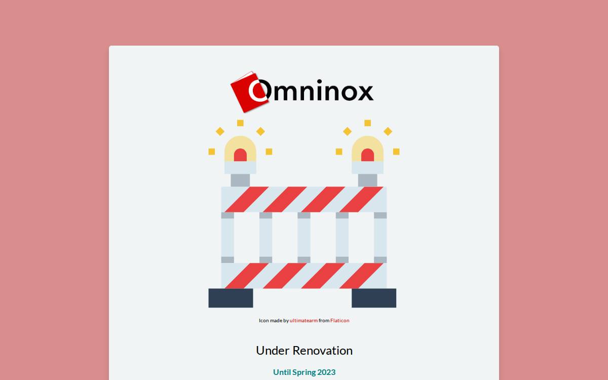 omninox website preview