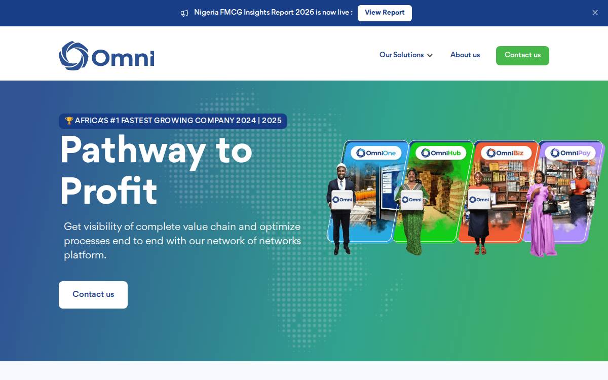Omniretail website preview