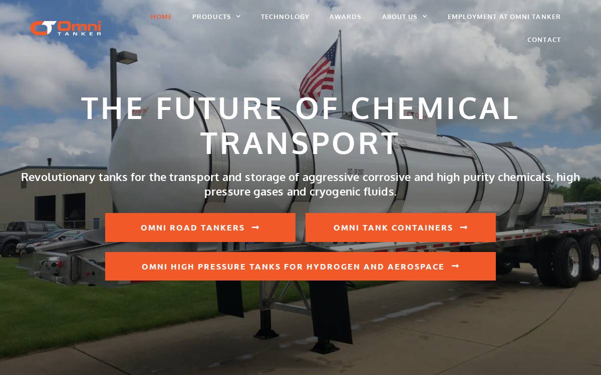 OmniTanker website preview