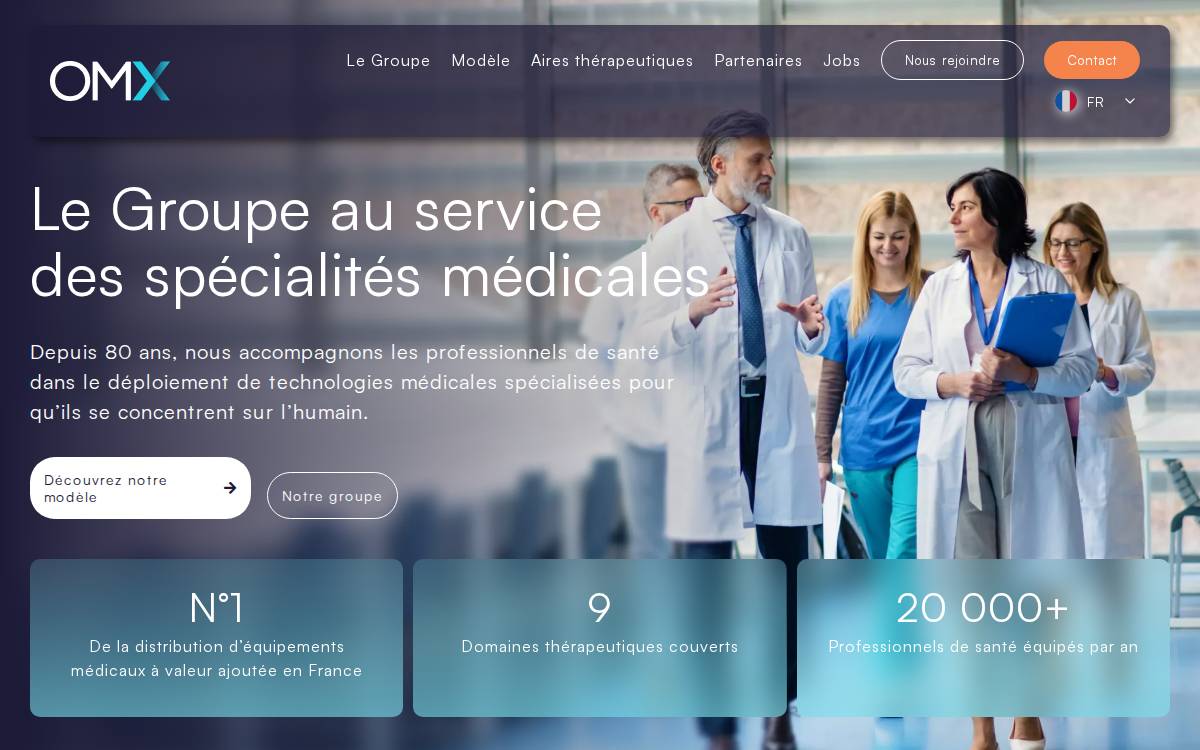 OMX website preview