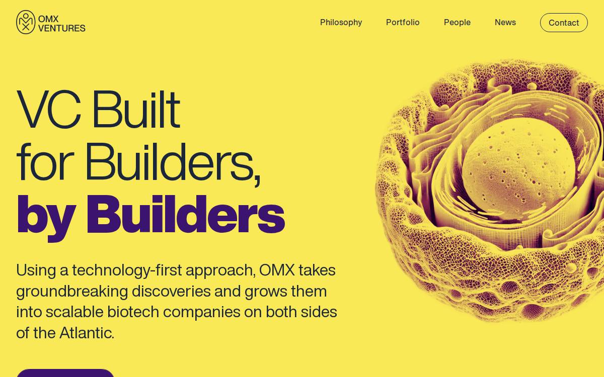 OMX Ventures website preview