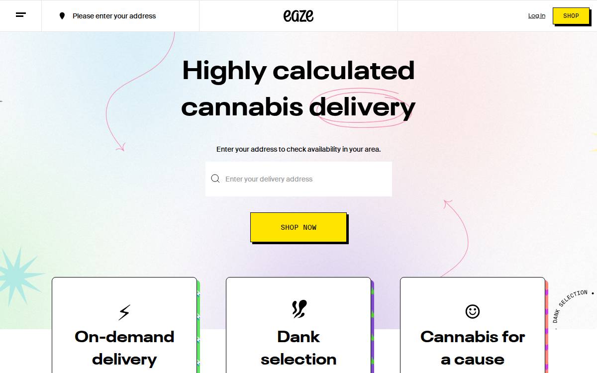 On-demand delivery platform Exited website preview