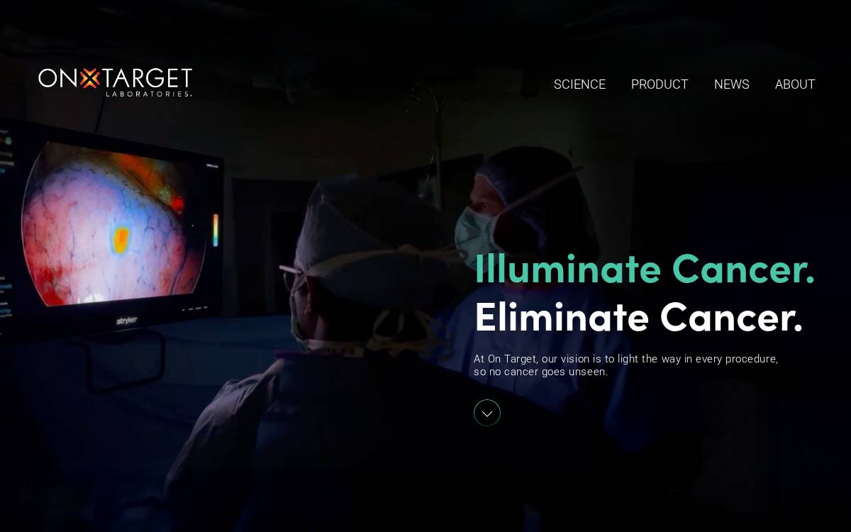 On Target Laboratories website preview
