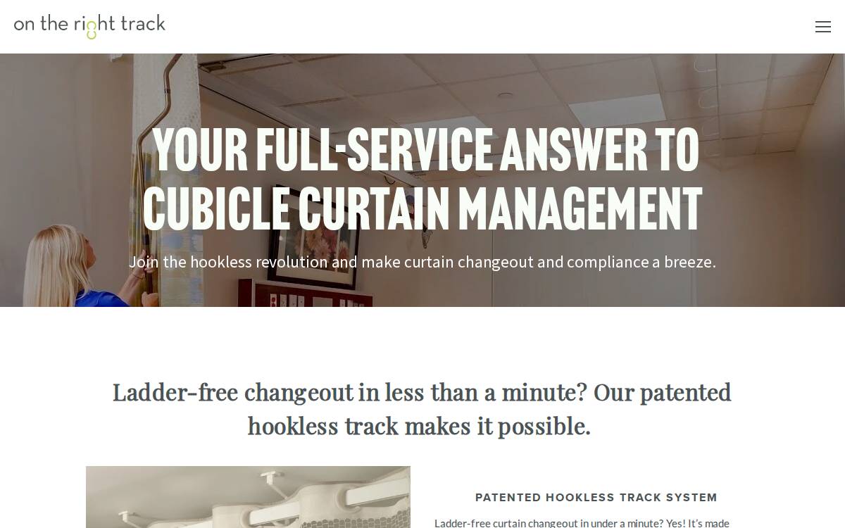 On the Right Track website preview