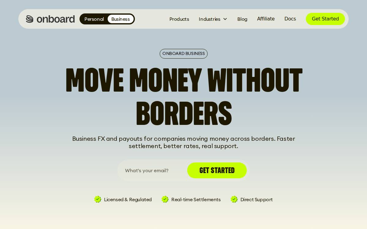 Onboard website preview