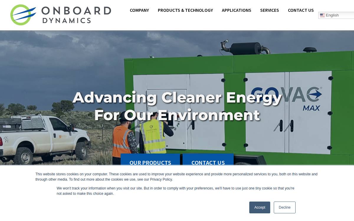 Onboard Dynamics website preview