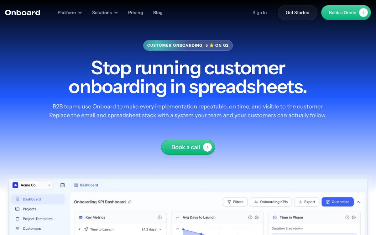 Onboard.io website preview
