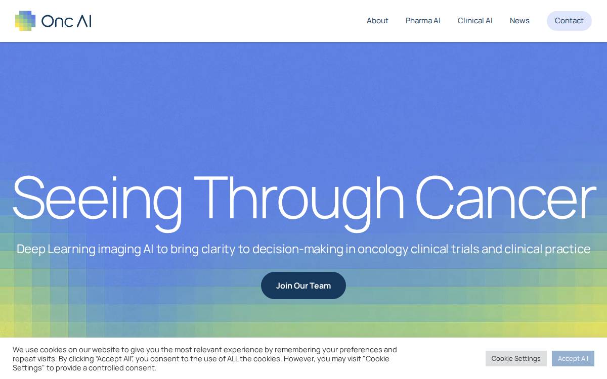 Onc website preview