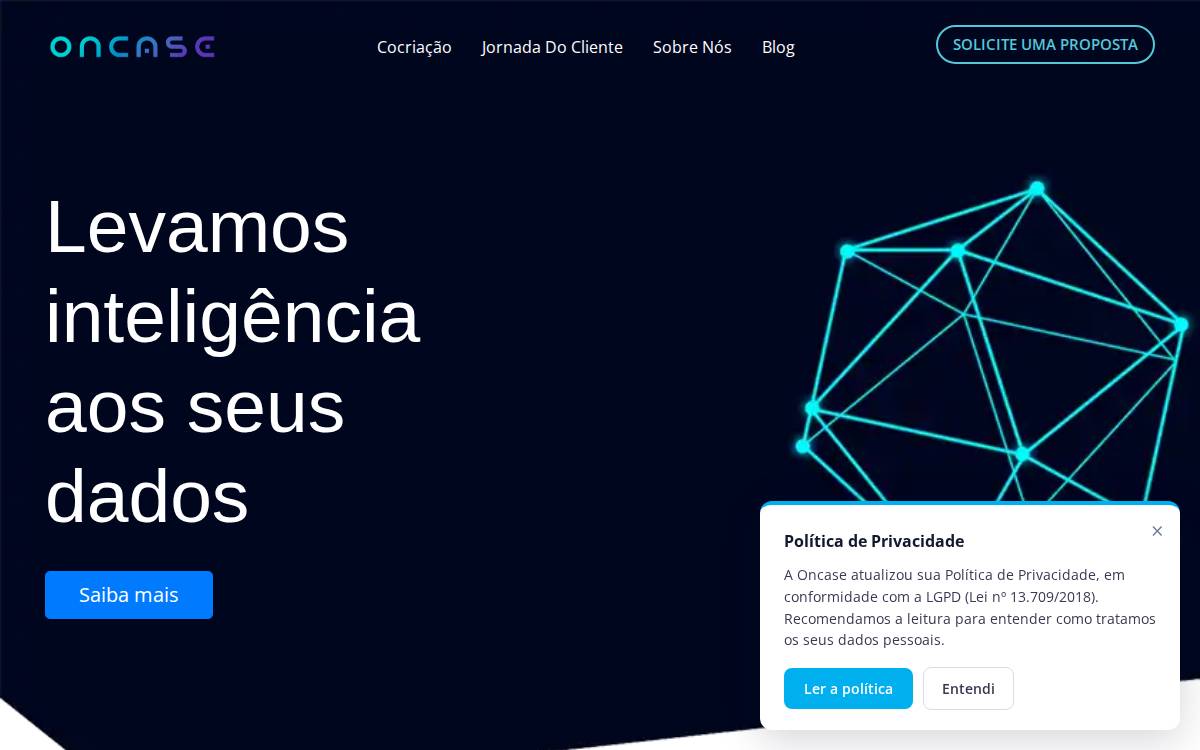 Oncase website preview