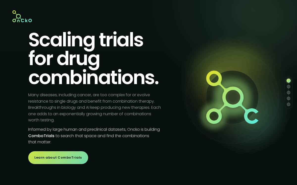 Oncko website preview