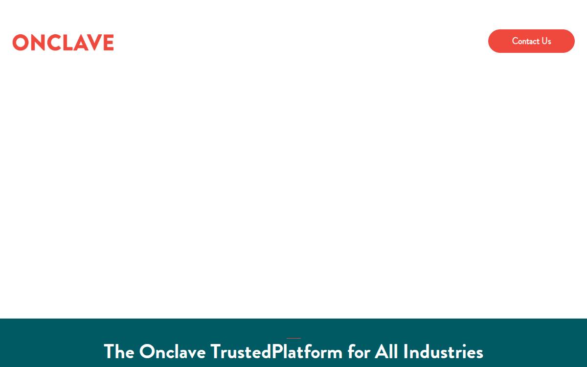 Onclave Networks website preview