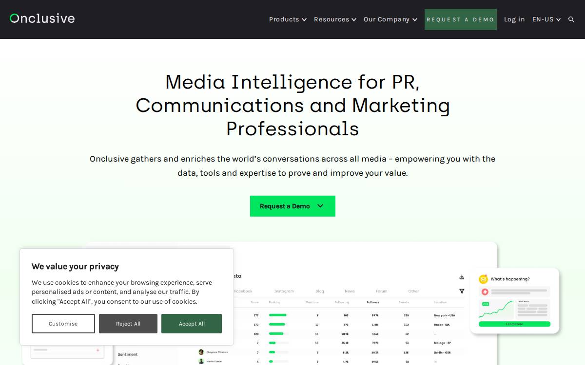 AirPR website preview