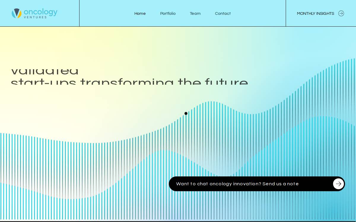 Oncology website preview