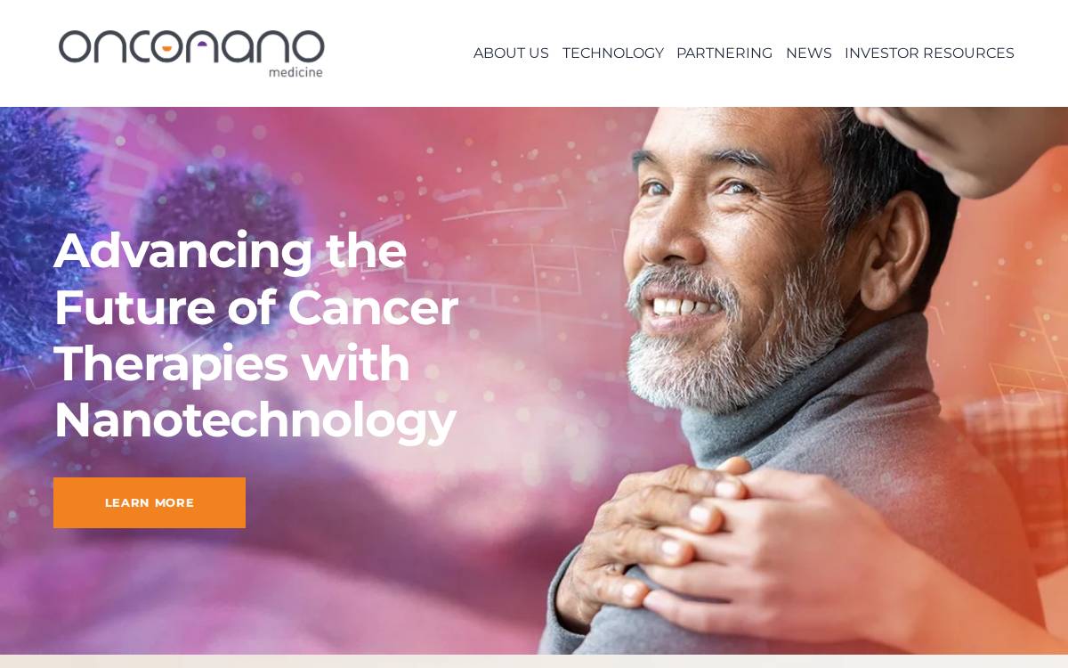 Onconano website preview