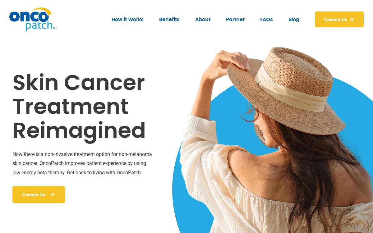 Oncopatch website preview
