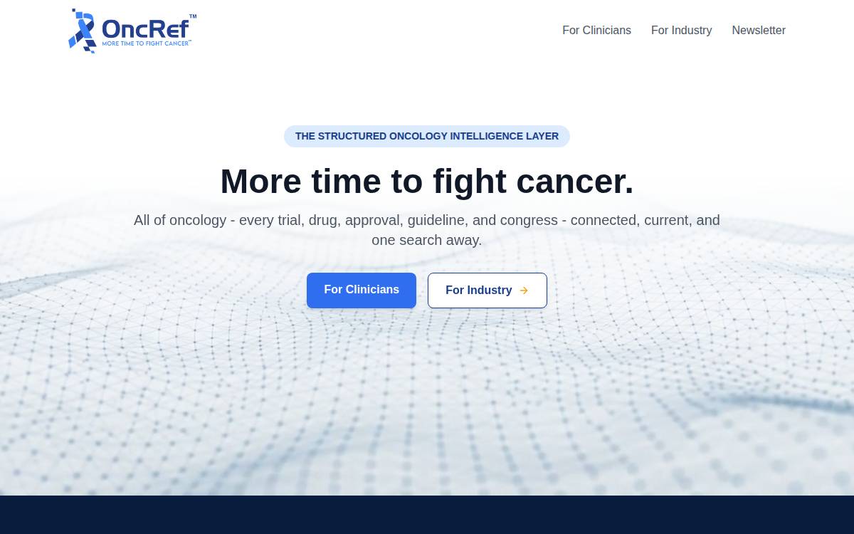 OncRef website preview