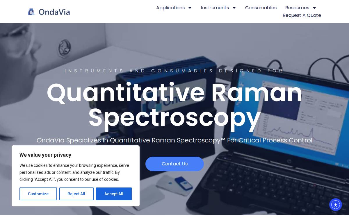 OndaVia website preview