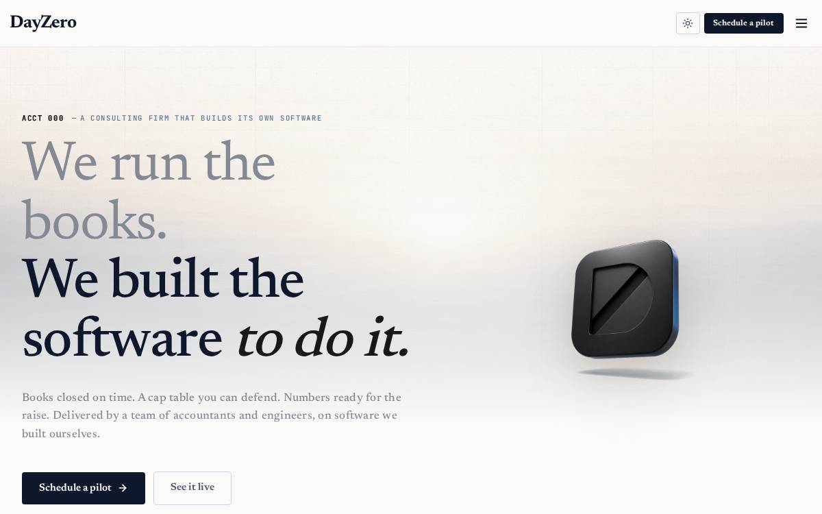 Ondayzero website preview