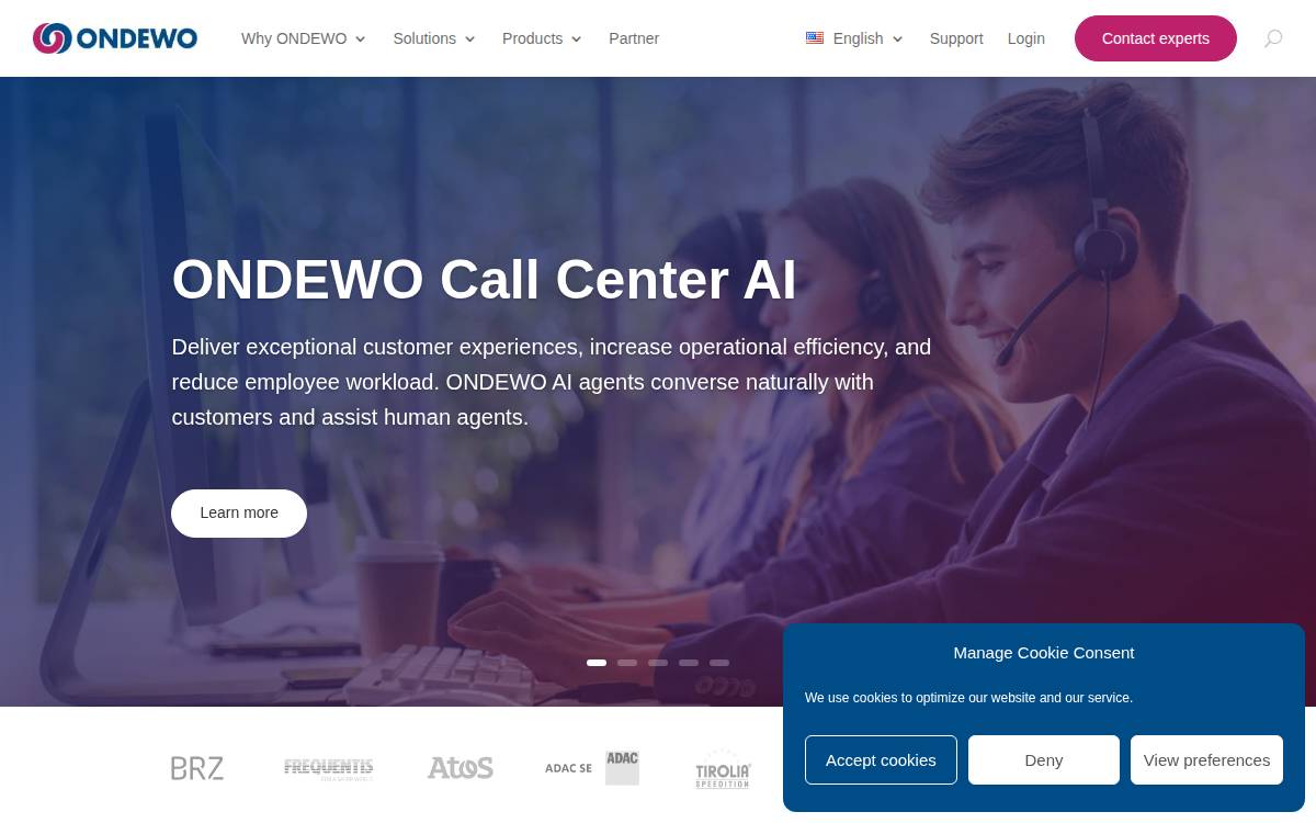 ONDEWO website preview