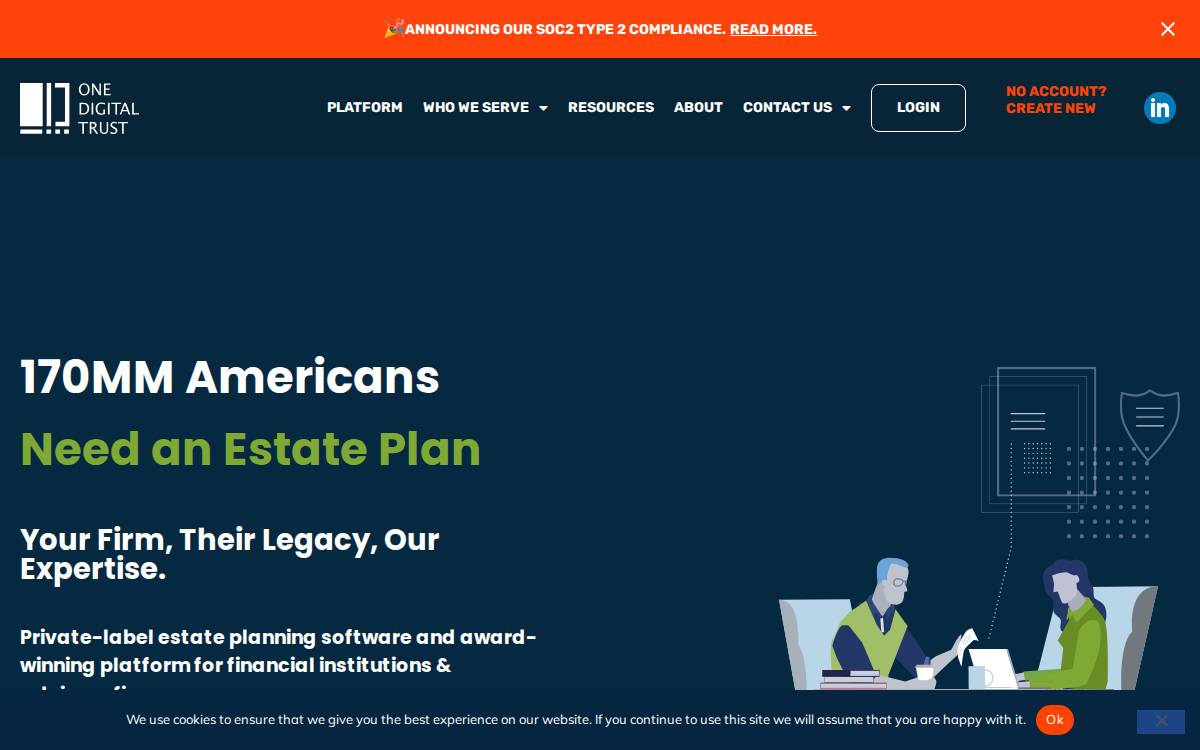 One Digital Trust website preview