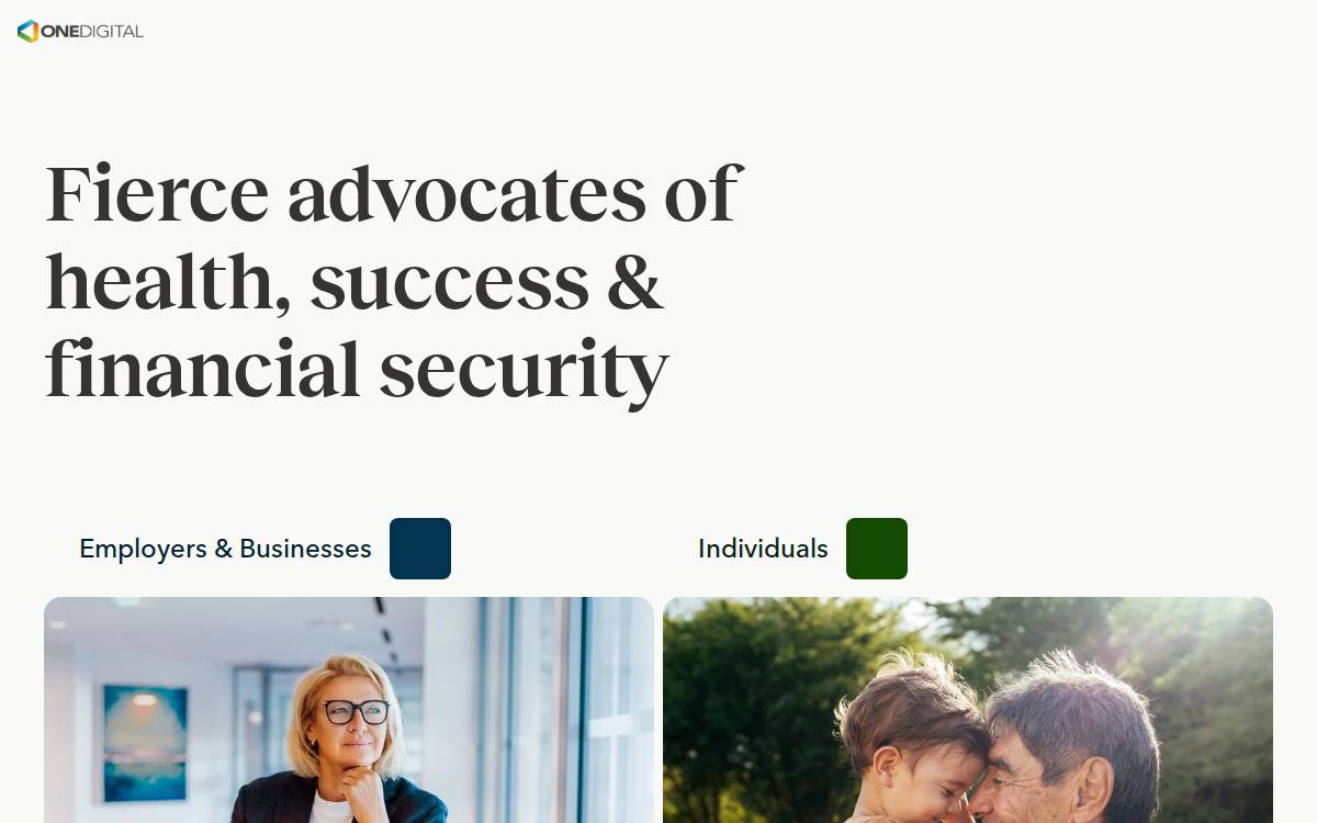 OneDigital website preview