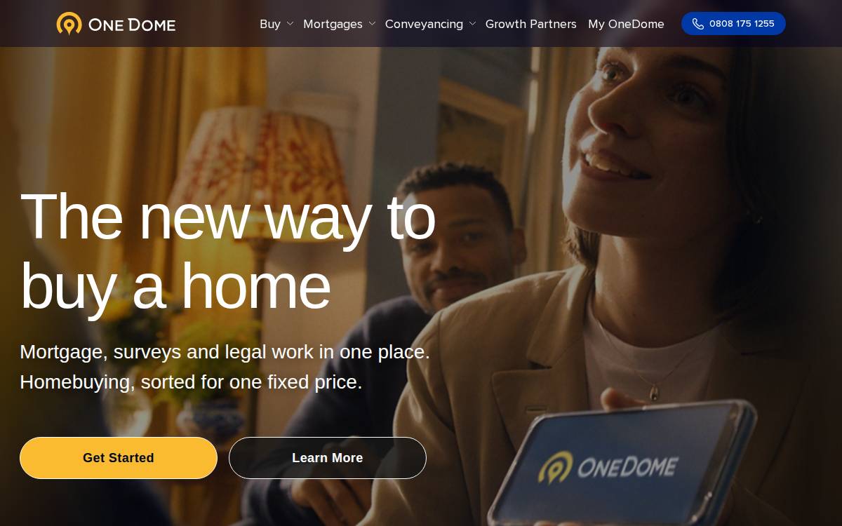 OneDome website preview