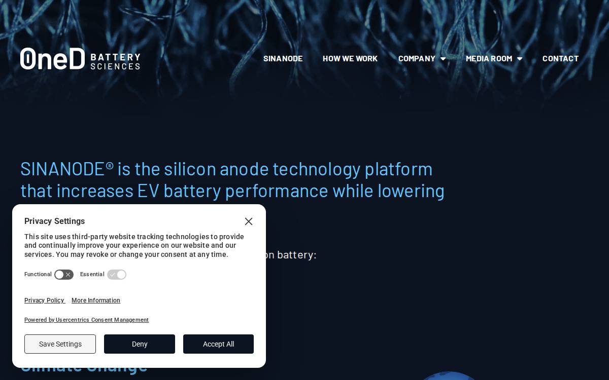 Onedsinanode website preview