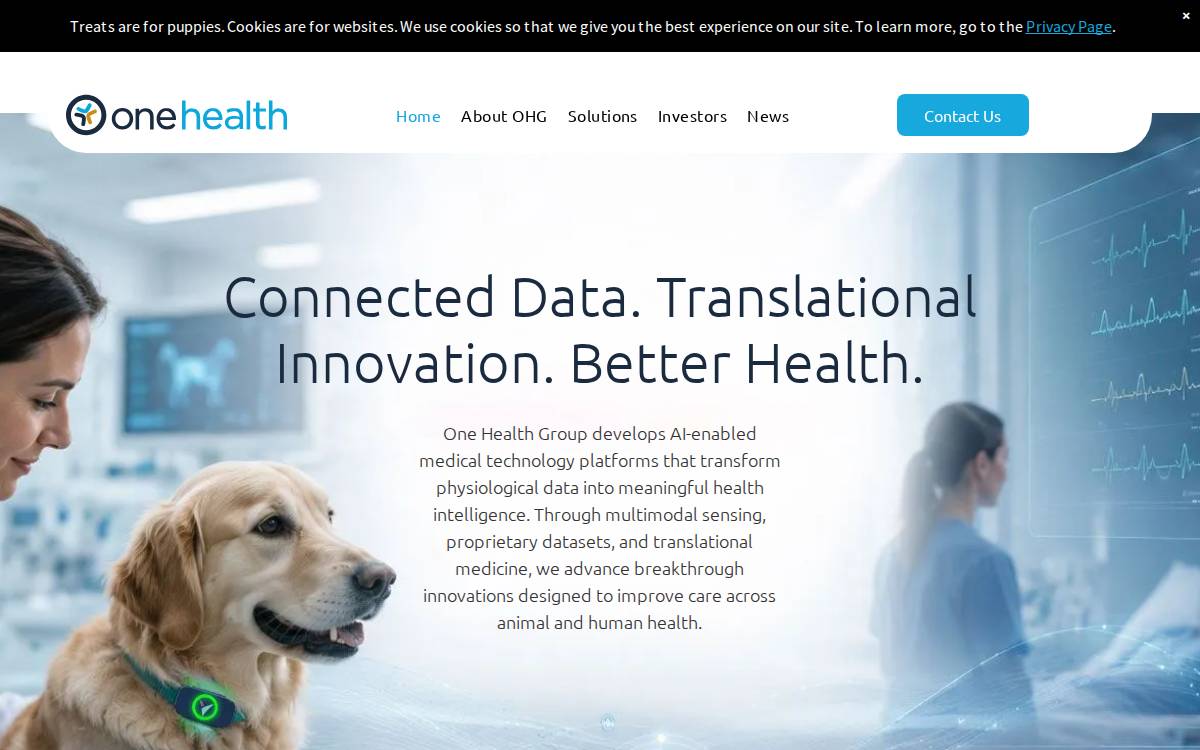 Onehealthgroup website preview