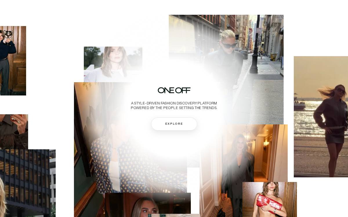 OneOff website preview