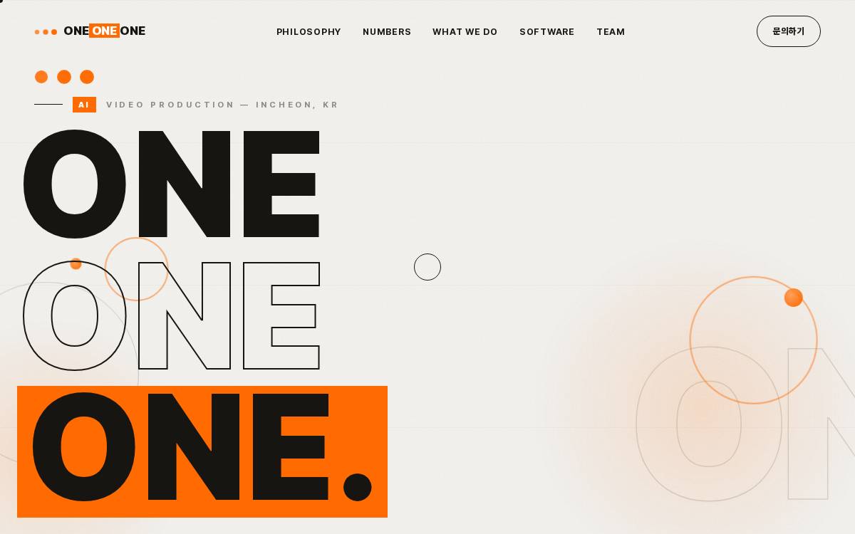 One One One website preview
