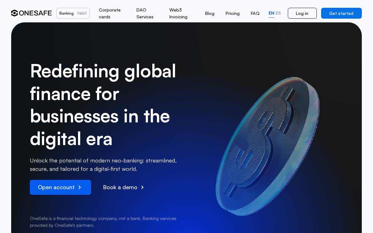 Onesafe website preview
