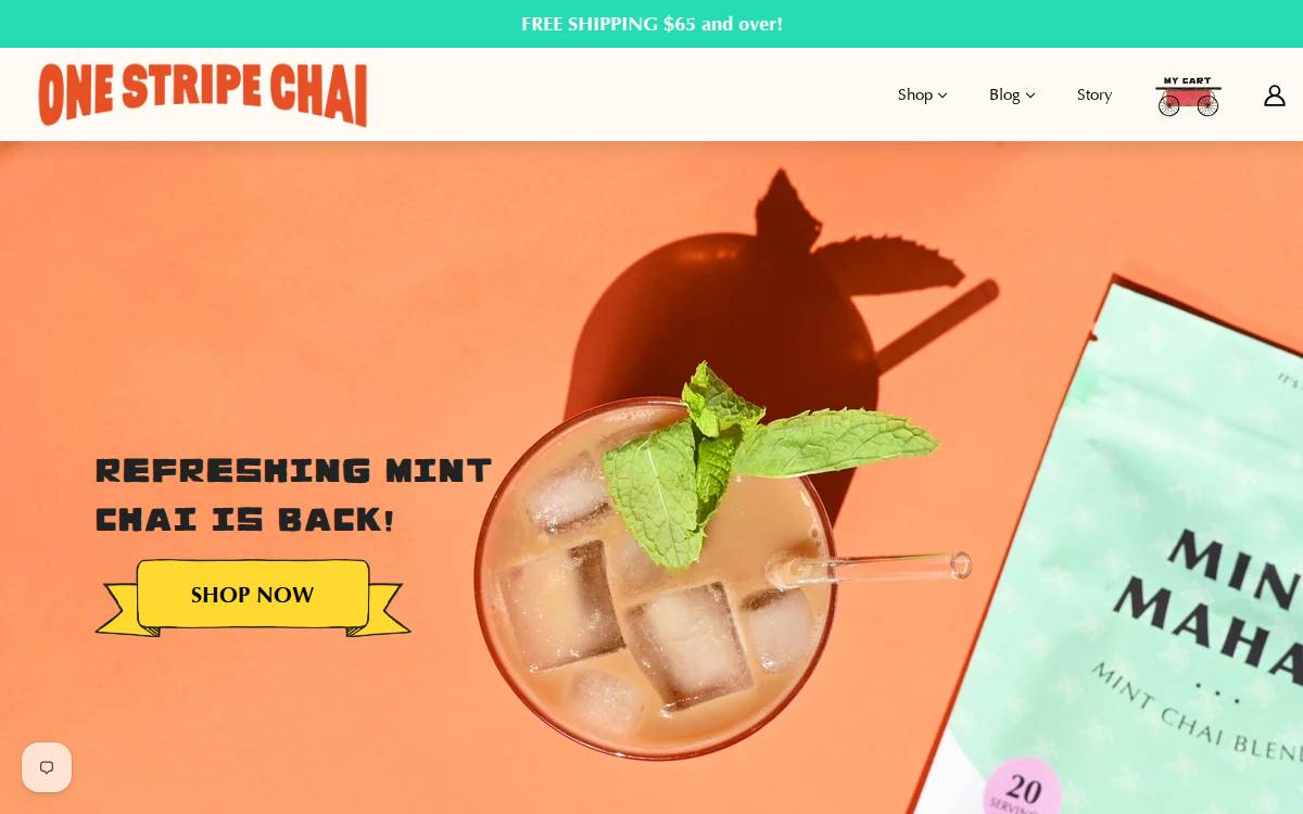 Onestripechai website preview