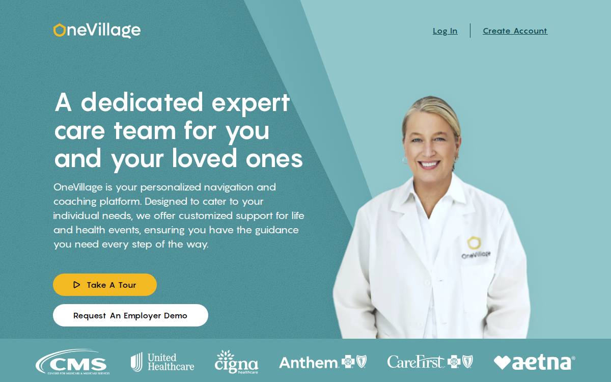 OneVillage website preview