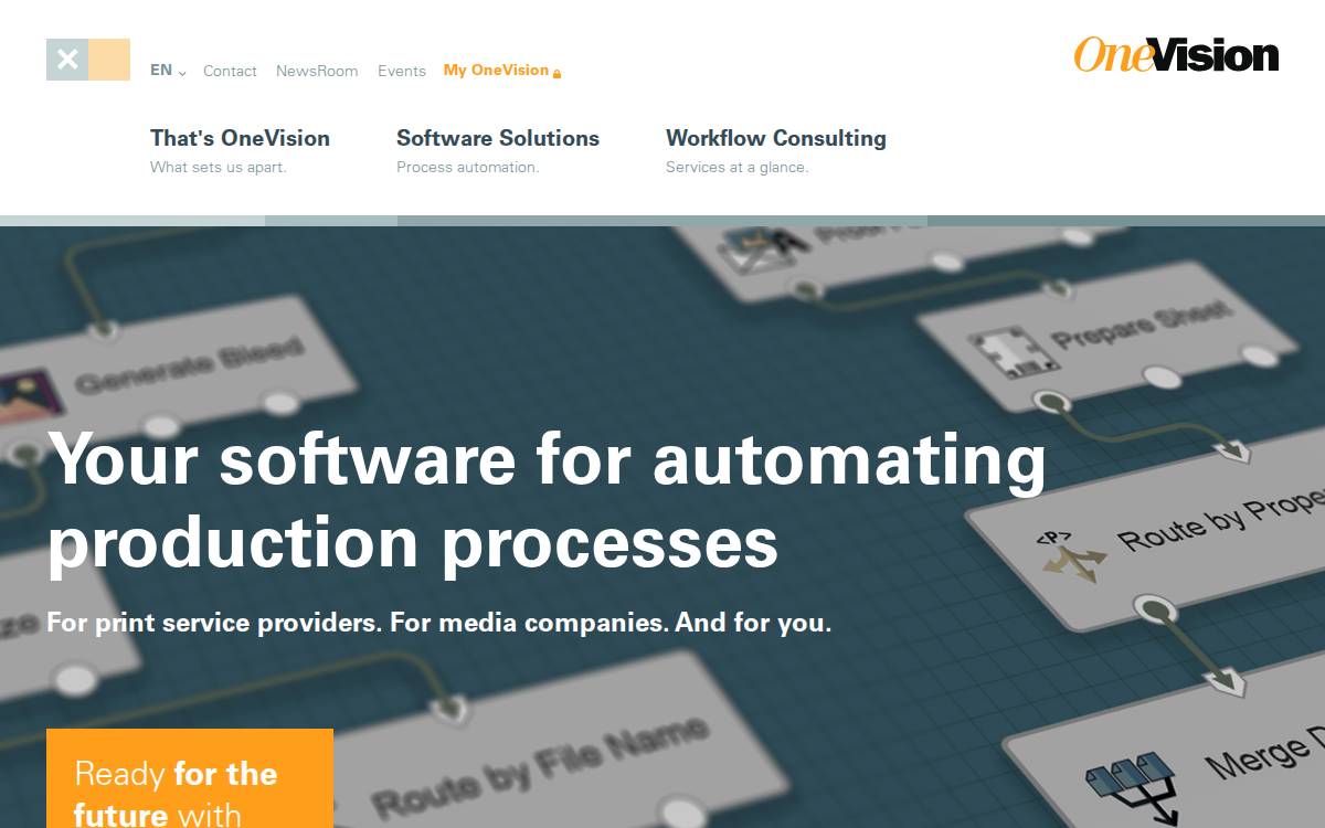 OneVision website preview