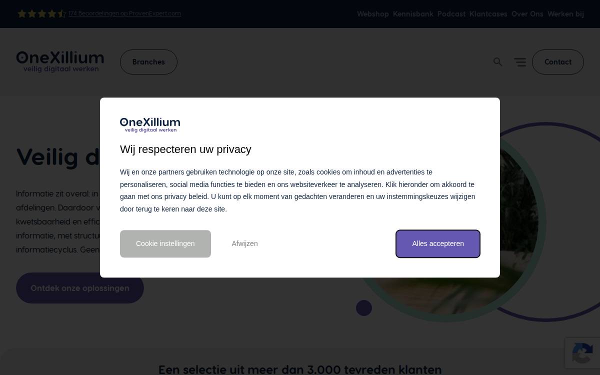 OneXillium website preview
