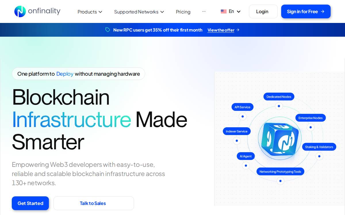 Onfinality website preview
