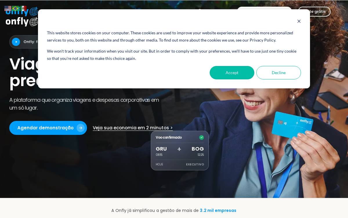 Onfly website preview