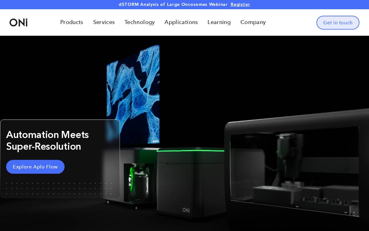 ONI website preview