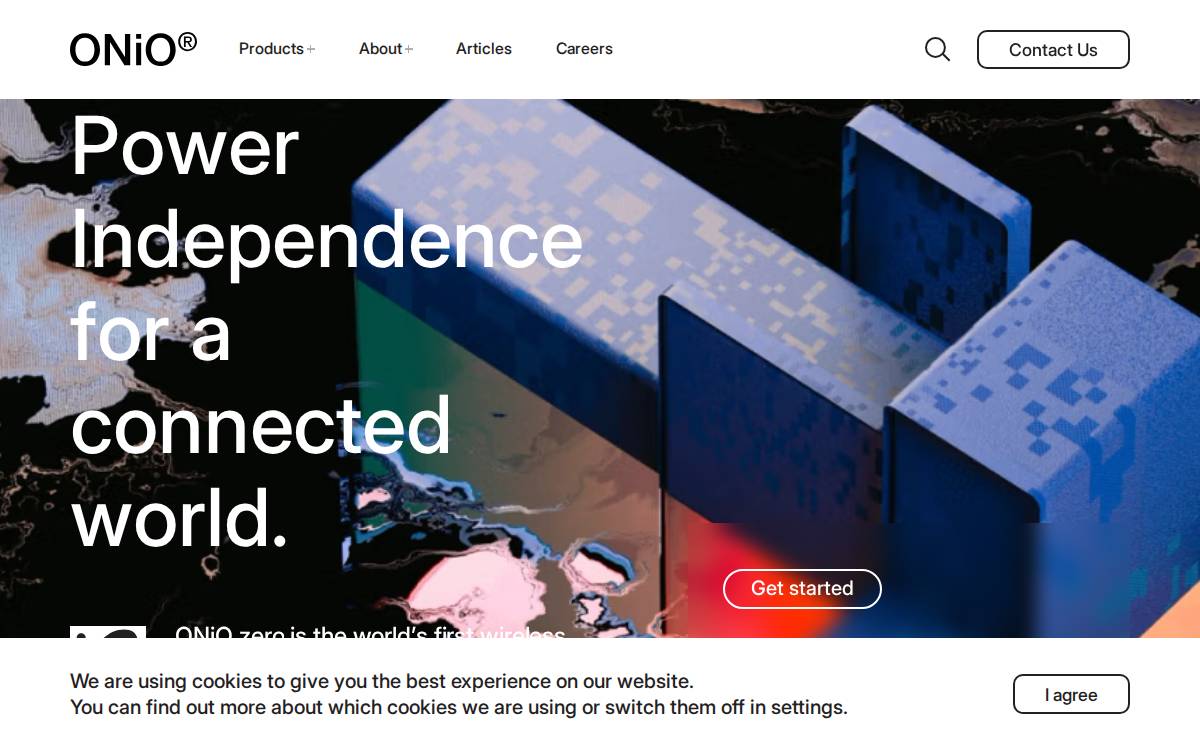 ONiO website preview