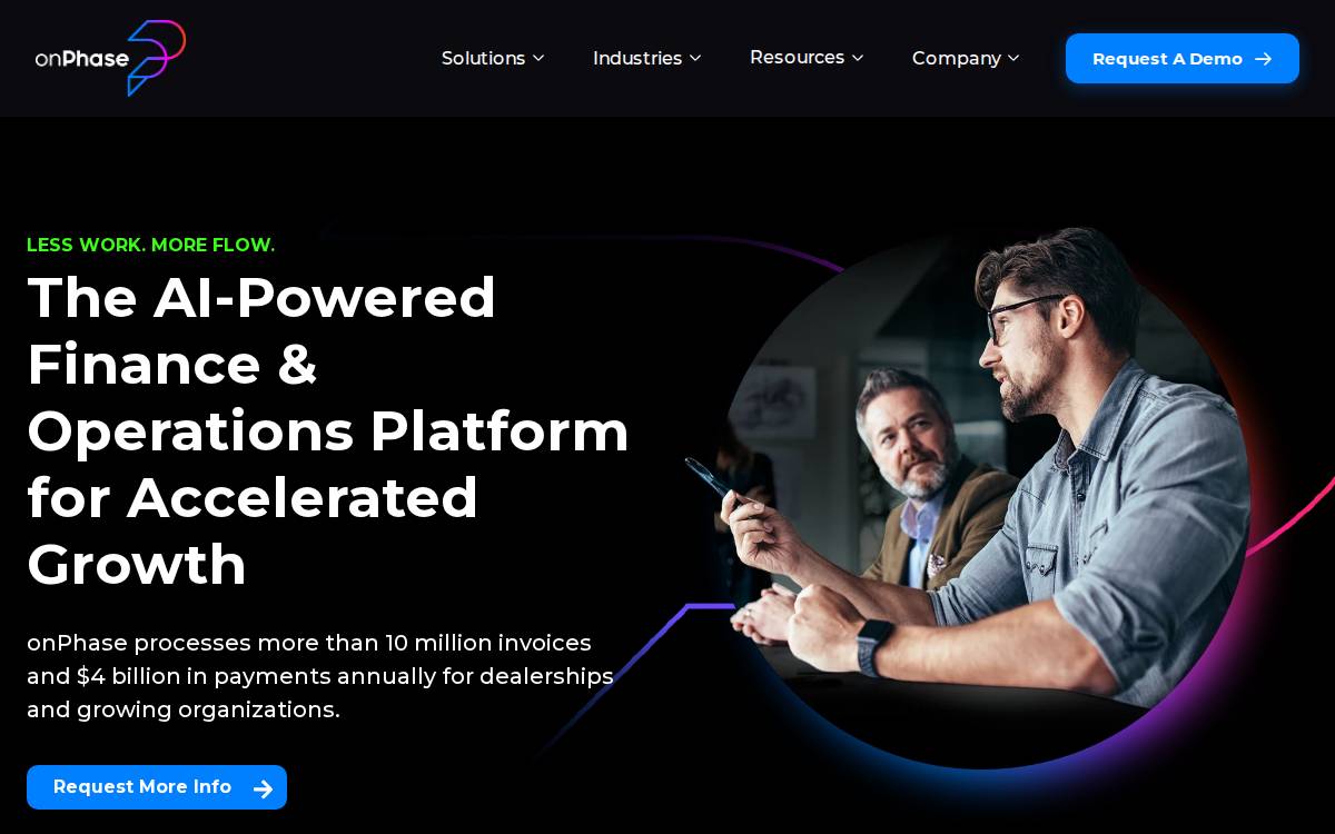 onPhase website preview